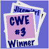 CWE 3 Winner badge